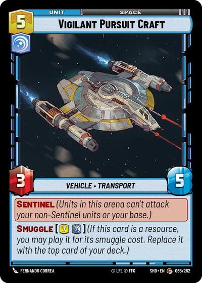 Vigilant Pursuit Craft (SHD 065/262) [Shadows of the Galaxy]