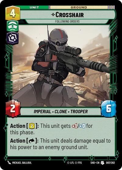 Crosshair Following Orders (SHD 087/262) [Shadows of the Galaxy]