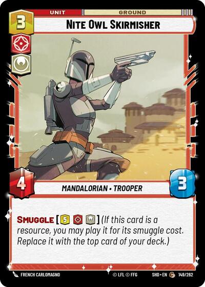Nite Owl Skirmisher (SHD 149/262) [Shadows of the Galaxy]