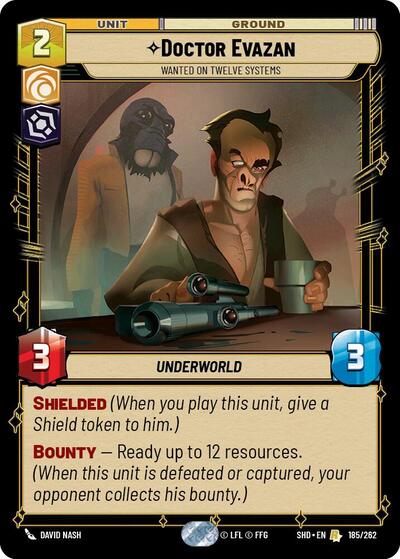 Doctor Evazan Wanted on Twelve Systems (SHD 185/262) [Shadows of the Galaxy]