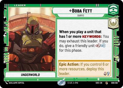 Boba Fett Daimyo (SHD 008/262) [Shadows of the Galaxy]