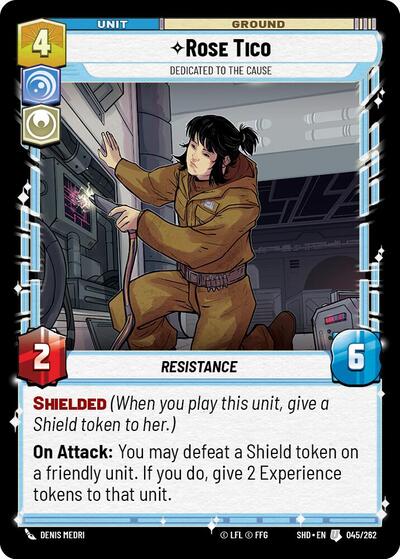 Rose Tico Dedicated to the Cause (SHD 045/262) [Shadows of the Galaxy]