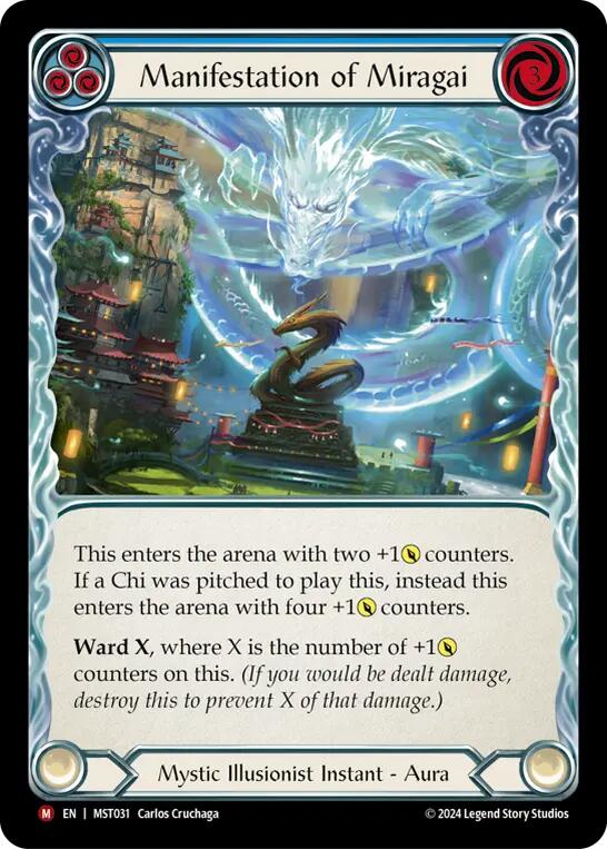 Manifestation of Miragai [MST031] (Part the Mistveil)  Rainbow Foil
