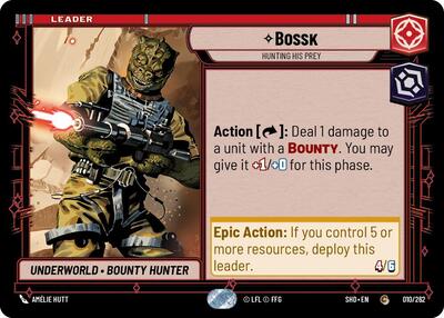 Bossk Hunting His Prey (SHD 010/262) [Shadows of the Galaxy]