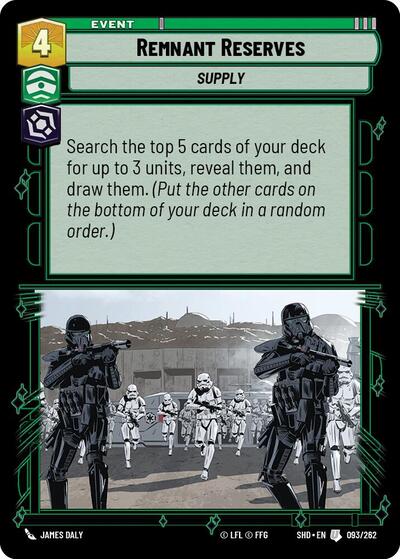Remnant Reserves (SHD 093/262) [Shadows of the Galaxy]