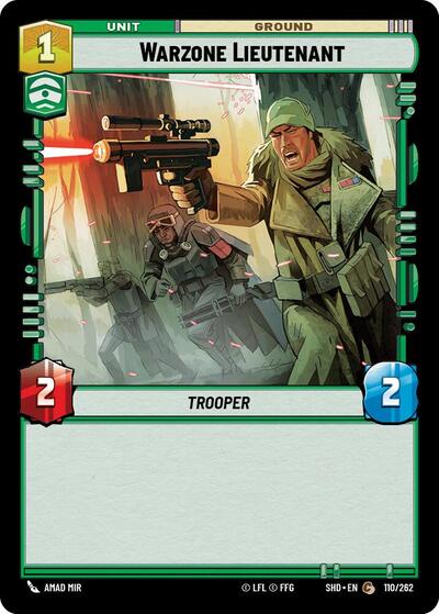 Warzone Lieutenant (SHD 110/262) [Shadows of the Galaxy]
