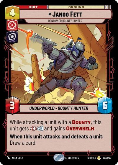 Jango Fett Renowned Bounty Hunter (SHD 138/262) [Shadows of the Galaxy]