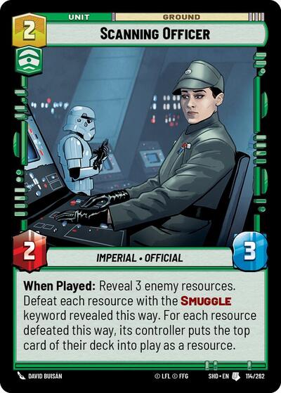 Scanning Officer (SHD 114/262) [Shadows of the Galaxy]