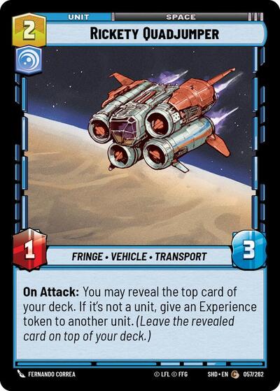 Rickety Quadjumper (SHD 057/262) [Shadows of the Galaxy]