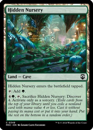Hidden Nursery (Ripple Foil) [Modern Horizons 3 Commander]