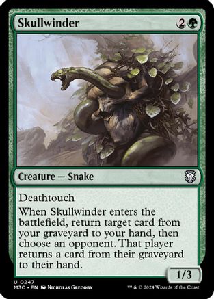 Skullwinder (Ripple Foil) [Modern Horizons 3 Commander]