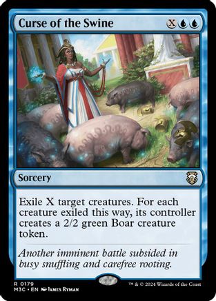 Curse of the Swine (Ripple Foil) [Modern Horizons 3 Commander]