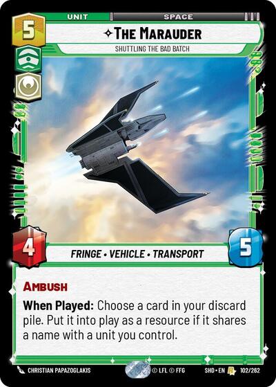 The Marauder Shuttling the Bad Batch (SHD 102/262) [Shadows of the Galaxy]