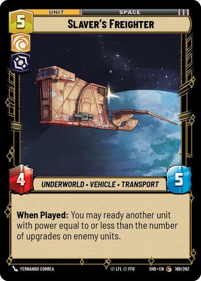 Slavers Freighter (SHD 189/262) [Shadows of the Galaxy]