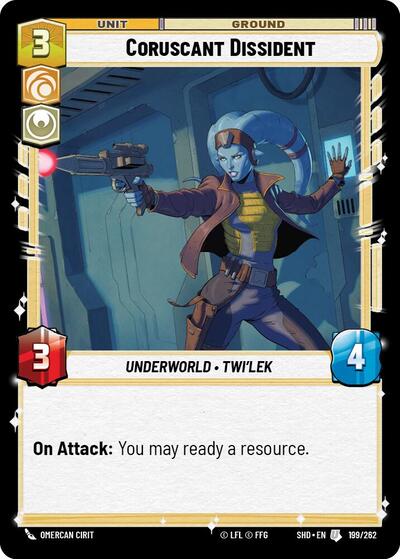 Coruscant Dissident (SHD 199/262) [Shadows of the Galaxy]