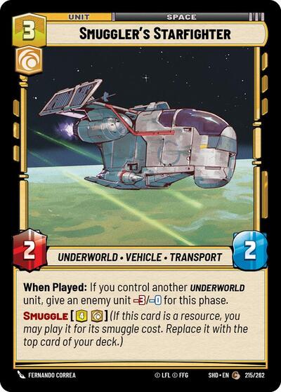 Smugglers Starfighter (SHD 215/262) [Shadows of the Galaxy]