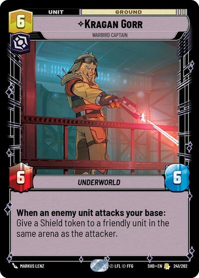 Kragan Gorr Warbird Captain (SHD 241/262) [Shadows of the Galaxy]