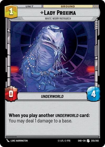 Lady Proxima White Worm Matriarch (SHD 255/262) [Shadows of the Galaxy]
