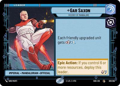 Gar Saxon Viceroy of Mandalore (SHD 001/262) [Shadows of the Galaxy]