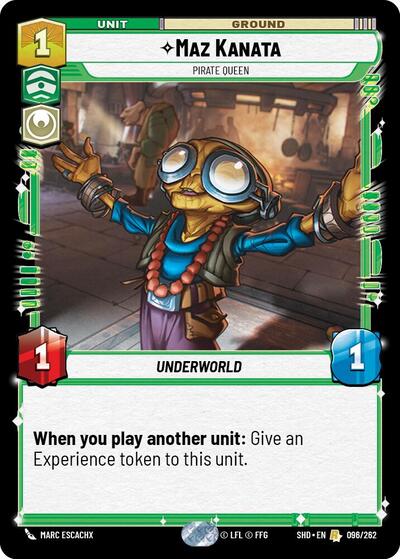 Maz Kanata Pirate Queen (SHD 096/262) [Shadows of the Galaxy]
