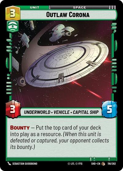 Outlaw Corona (SHD 116/262) [Shadows of the Galaxy]