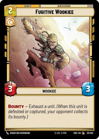 Fugitive Wookiee (SHD 211/262) [Shadows of the Galaxy]