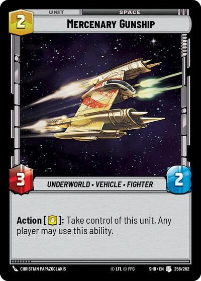Mercenary Gunship (SHD 256/262) [Shadows of the Galaxy]