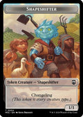 Shapeshifter (0004) (Ripple Foil) // Copy Double-Sided Token [Modern Horizons 3 Commander Tokens]