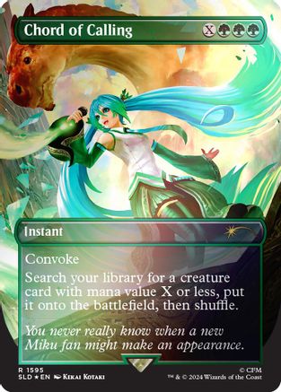 Chord of Calling (Japanese Rainbow Foil) [Secret Lair Drop Series]