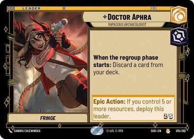 Doctor Aphra Rapacious Archaeologist (SHD 015/262) [Shadows of the Galaxy]