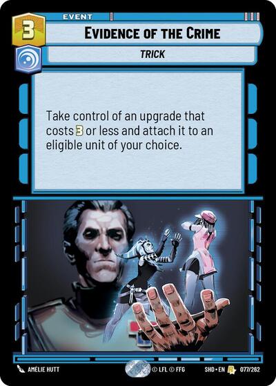 Evidence of the Crime (SHD 077/262) [Shadows of the Galaxy]