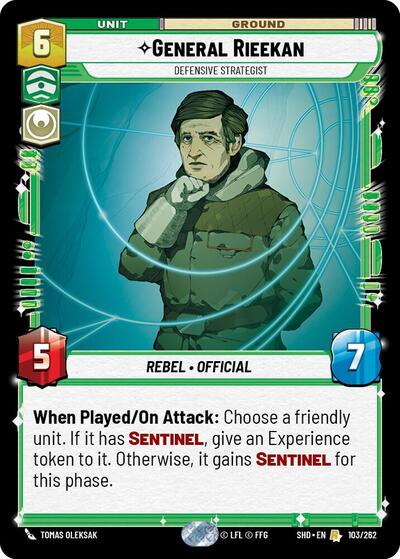 General Rieekan Defensive Strategist (SHD 103/262) [Shadows of the Galaxy]