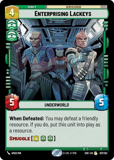 Enterprising Lackeys (SHD 107/262) [Shadows of the Galaxy]