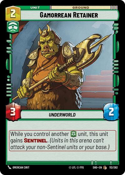Gamorrean Retainer (SHD 112/262) [Shadows of the Galaxy]