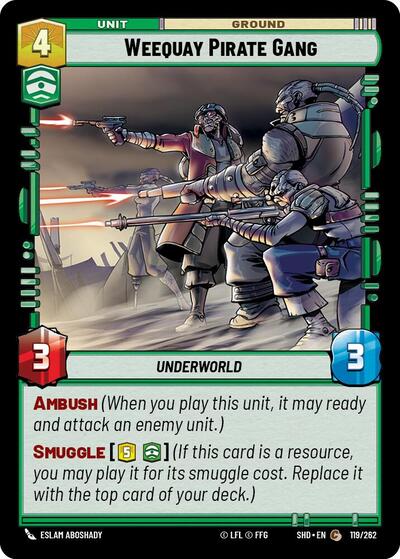 Weequay Pirate Gang (SHD 119/262) [Shadows of the Galaxy]