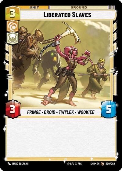 Liberated Slaves (SHD 200/262) [Shadows of the Galaxy]