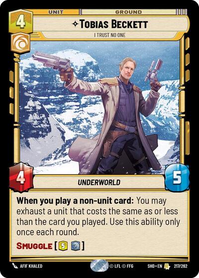 Tobias Beckett I Trust No One (SHD 217/262) [Shadows of the Galaxy]