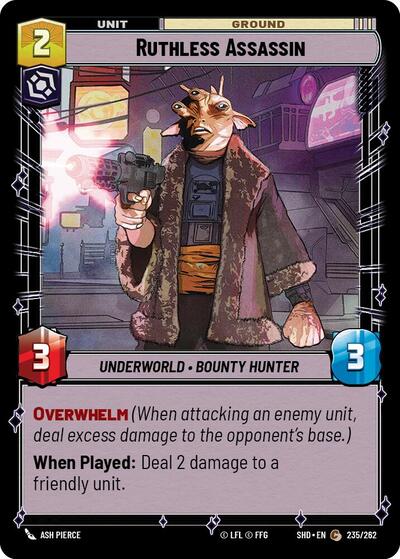 Ruthless Assassin (SHD 235/262) [Shadows of the Galaxy]