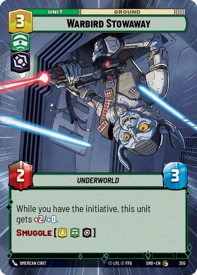 Warbird Stowaway Hyperspace (SHD 355) [Shadows of the Galaxy]