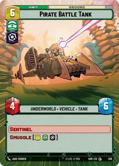 Pirate Battle Tank Hyperspace (SHD 358) [Shadows of the Galaxy]