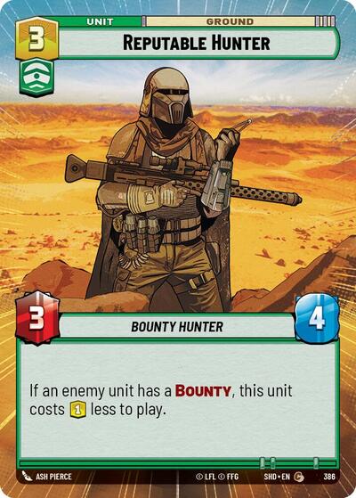 Reputable Hunter Hyperspace (SHD 386) [Shadows of the Galaxy]