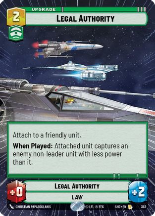 Legal Authority (393) (Hyperspace) (393) [Shadows of the Galaxy]