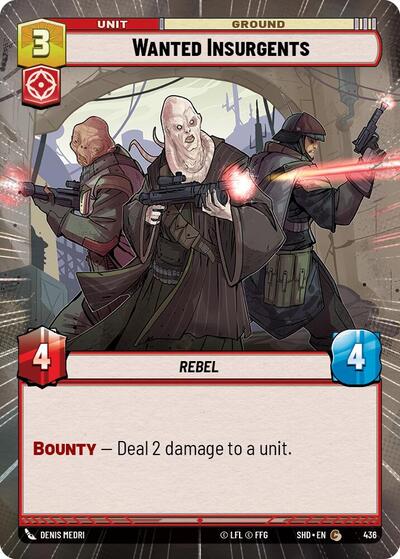 Wanted Insurgents Hyperspace (SHD 436) [Shadows of the Galaxy]