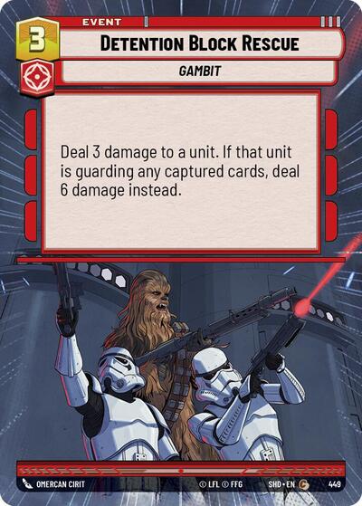 Detention Block Rescue Hyperspace (SHD 449) [Shadows of the Galaxy]