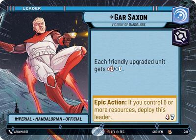 Gar Saxon Viceroy of Mandalore Hyperspace (SHD 281) [Shadows of the Galaxy]