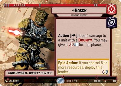 Bossk Hunting His Prey Hyperspace (SHD 289) [Shadows of the Galaxy]
