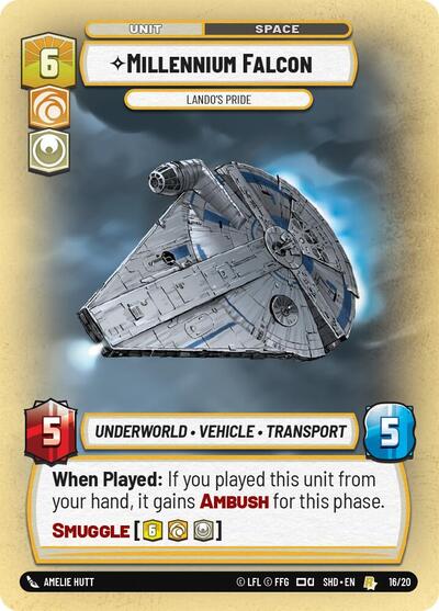 Millennium Falcon Landos Pride (SHD-WPP 16/20) [Shadows of the Galaxy: Weekly Play Promos]