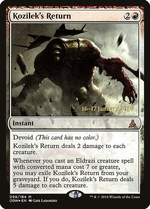 Kozilek's Return (POGW 98s) [Oath of the Gatewatch Promos]