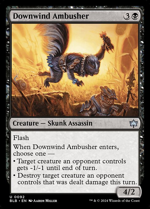 Downwind Ambusher (BLB 92) [Bloomburrow]