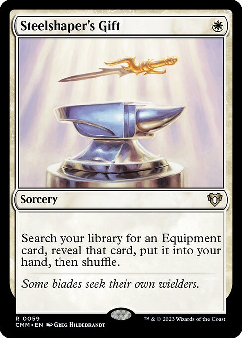 Steelshaper's Gift (CMM 59) [Commander Masters]
